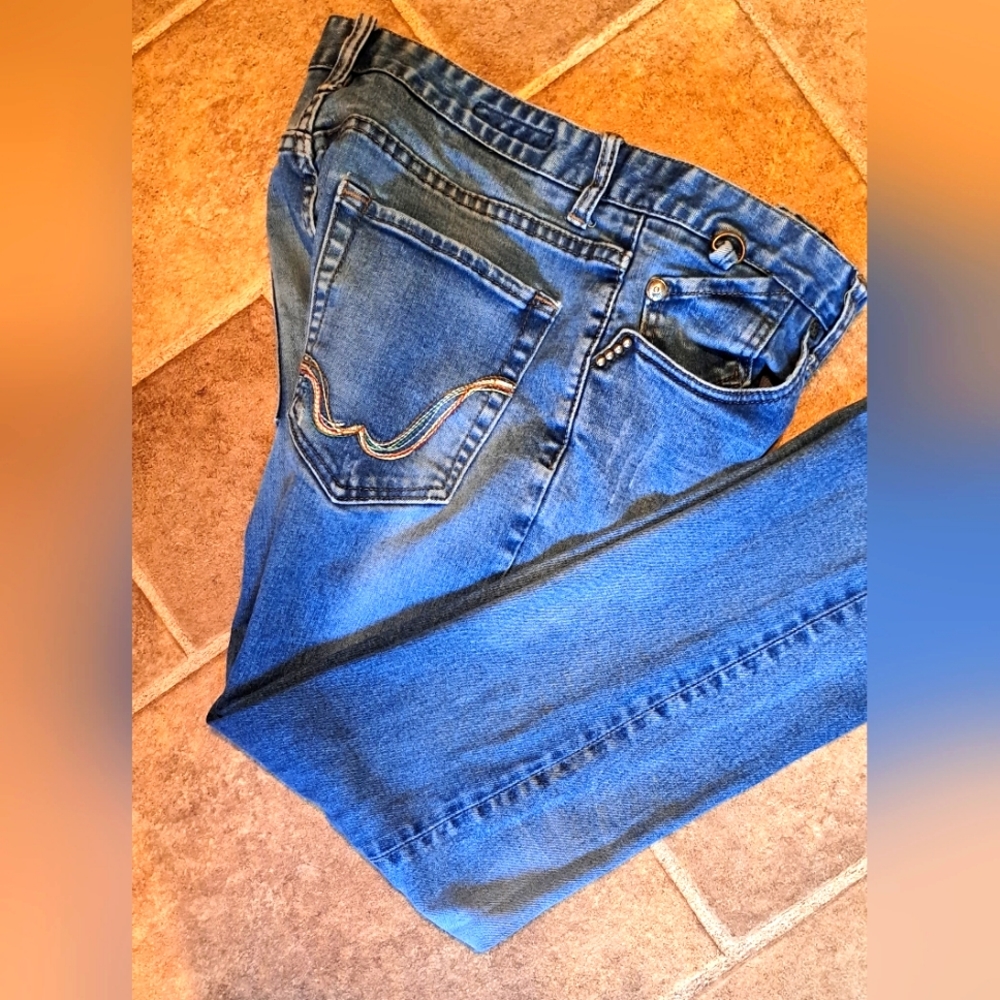 "We Are Replay" Ladies Denim Jeans 31x28 Rise-9 in Skinny Straight Legged